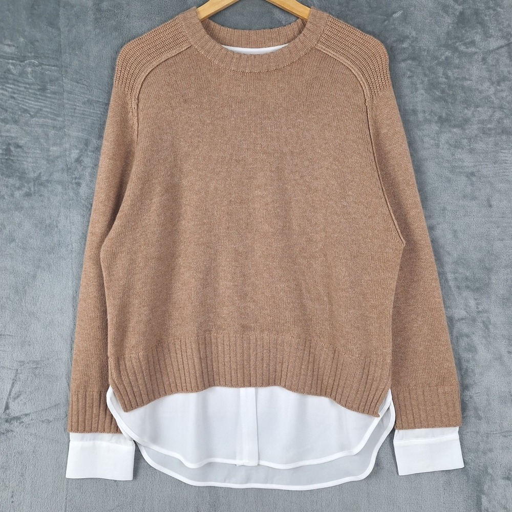 Brochu Walker Sweater Medium Parson Crew Looker Wool Cashmere Old Money Luxury